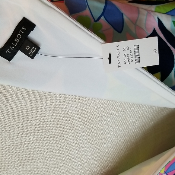NWT: Talbots Sleeveless Sheath Dress - Picture 3 of 4